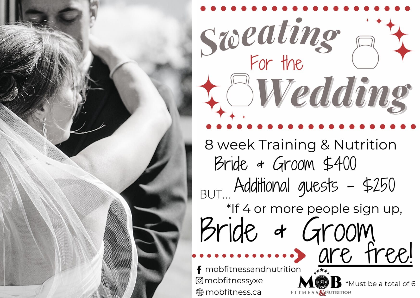 Sweating for the Wedding